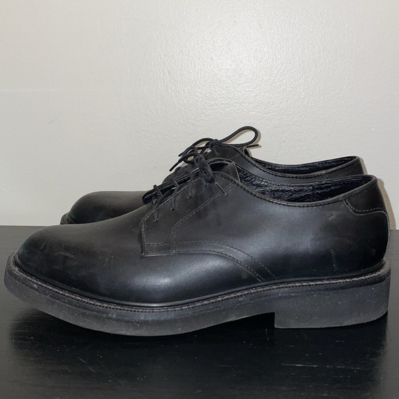 Hitchcock Black Leather‎ Oxfords.  Size 9.5. 5E.  Wide Shoes for Men. main image 9